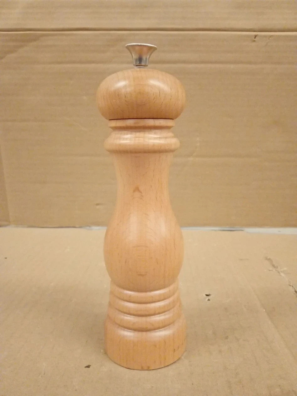 Le Creuset Classic Adjustable Pepper Mill Grinder Durable Beechwood 40g 21cm