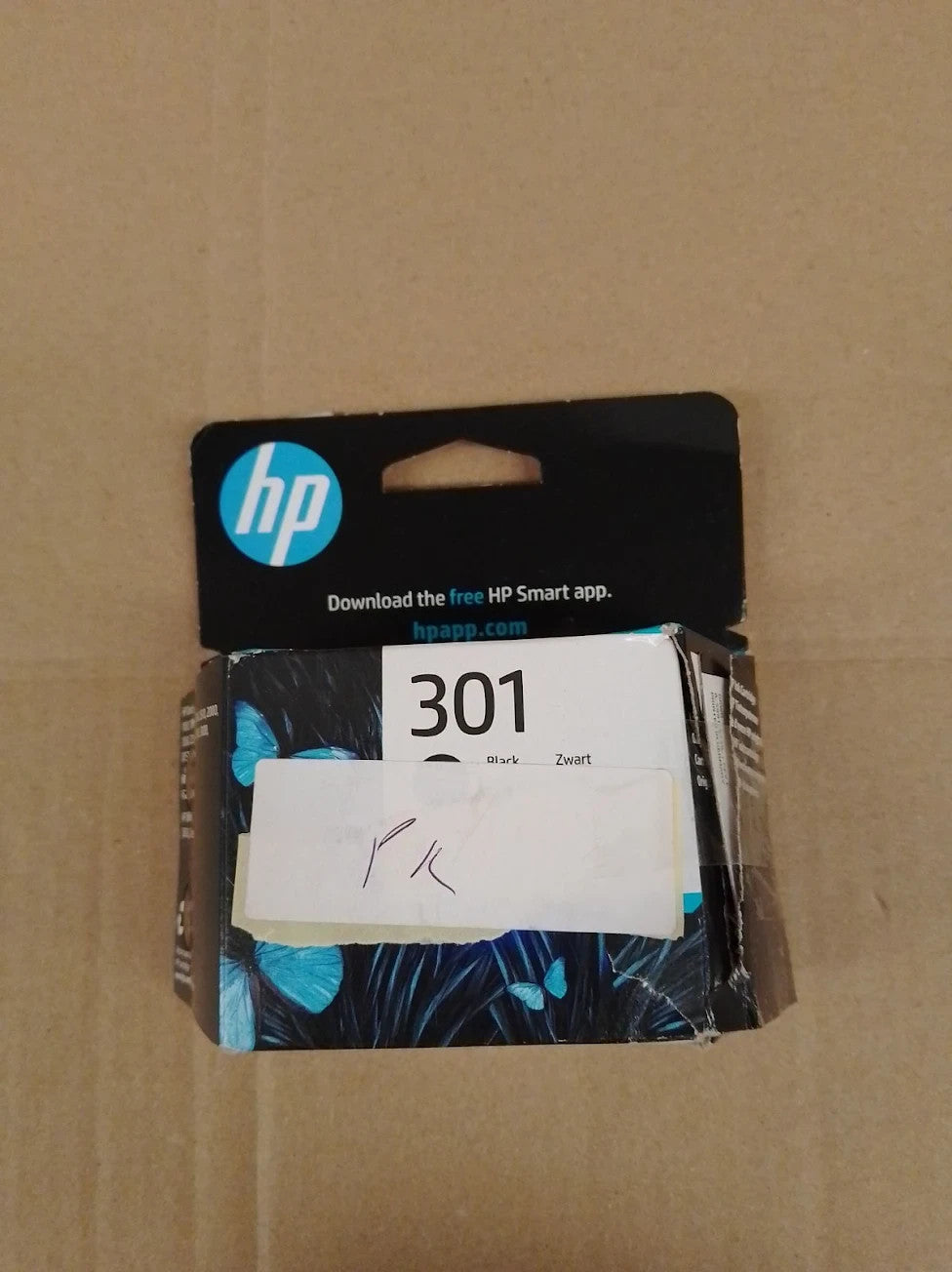 HP 301 Black Original Ink Cartridge Pages Yield 190 PN CH561EE DeskJet 1000 1050