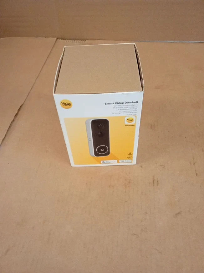 Yale Smart Video Doorbell Full HD Live View Two Way Audio Motion Recordings New