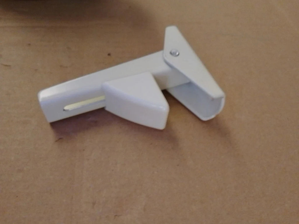 Gah Alberts 307769 Door Gate Stopper Self Closing 20 To 50mm Aluminium White