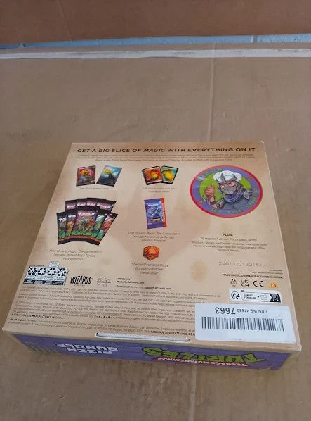 Magic The Gathering Teenage Mutant Ninja Turtles Pizza Bundle Card Game 13+ New