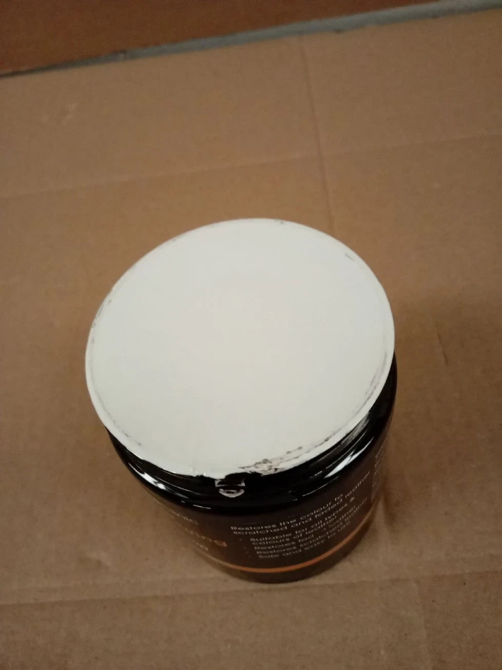 Furniture Clinic Leather Recolouring Balm Colour Restorer Leather Dark Brown New
