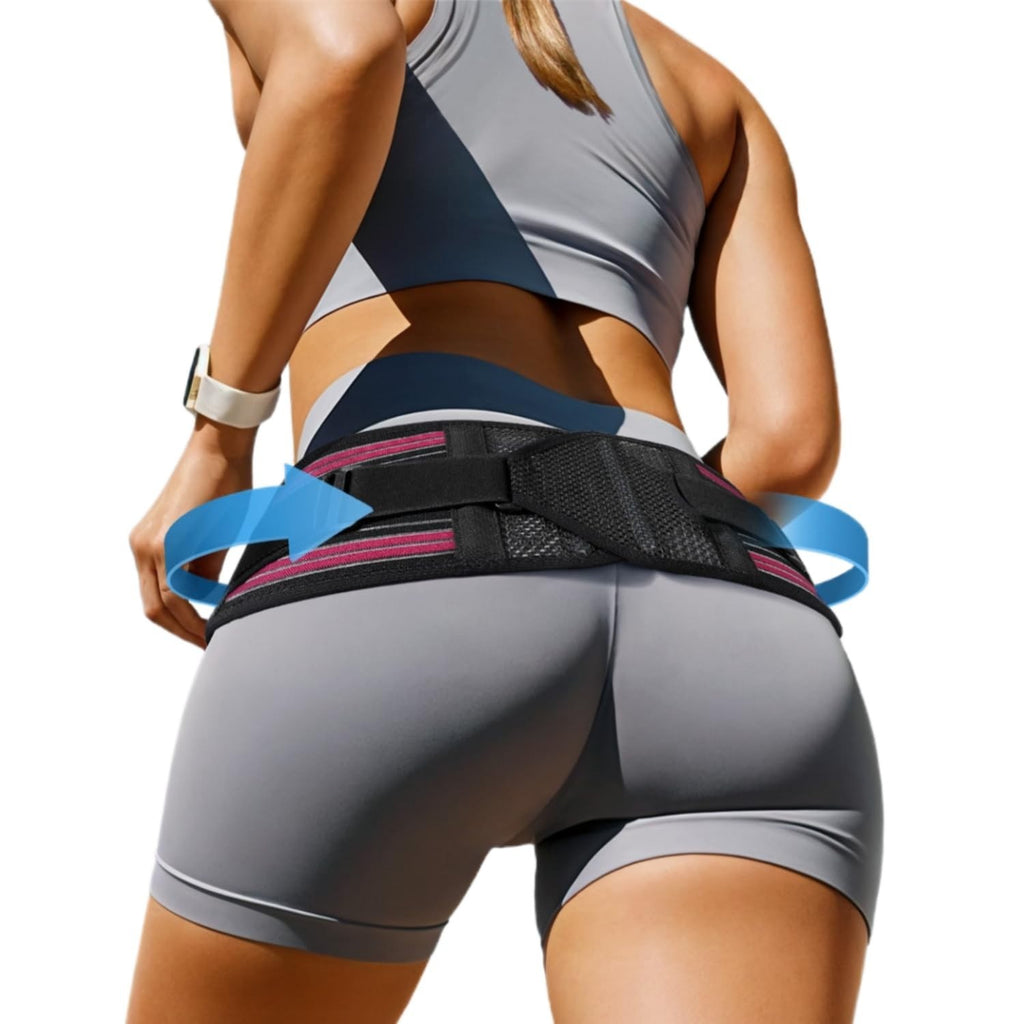 Fitomo Sacroiliac Support Belt X Shape Enhancing Compression 360 Medium New