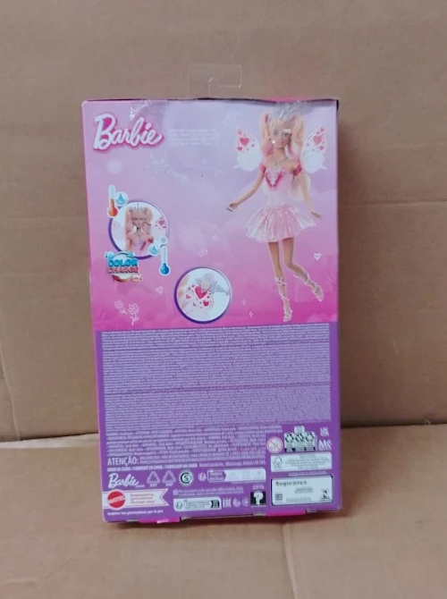 Mattel Barbie Fairy Doll JCP76 Toy Wand Fashion Accessories Colour Change New