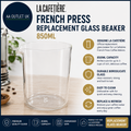 La Cafetiere French Press Coffee Maker Replacement Glass Beaker 850ml
