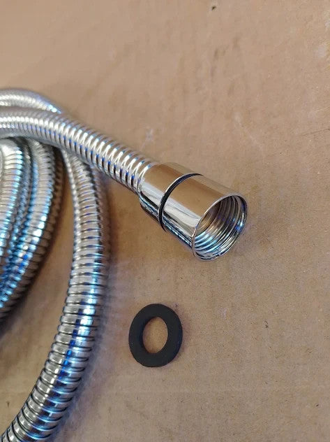 Zuvo 2m Extra Long Stainless Steel Shower Hose Heavy Duty High Pressure New