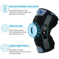 Abyon Hinged Knee Brace Men Women Breathable Adjustable Knee Support XXL New