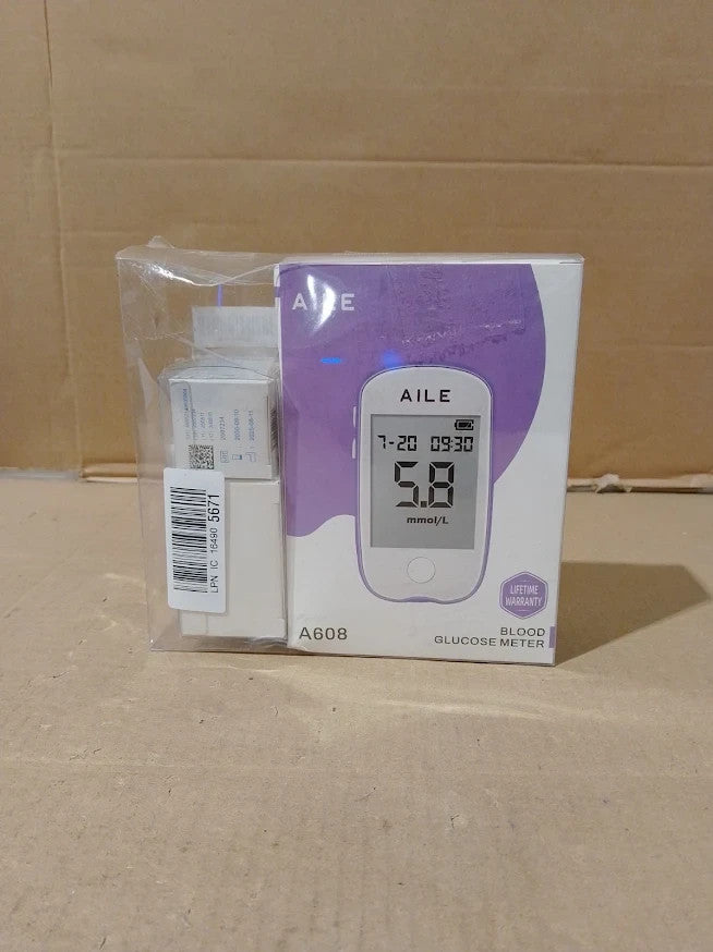 AILE Blood Glucose Test Kit Diabetes Blood Sugar Monitor Meter Strip Lancets New