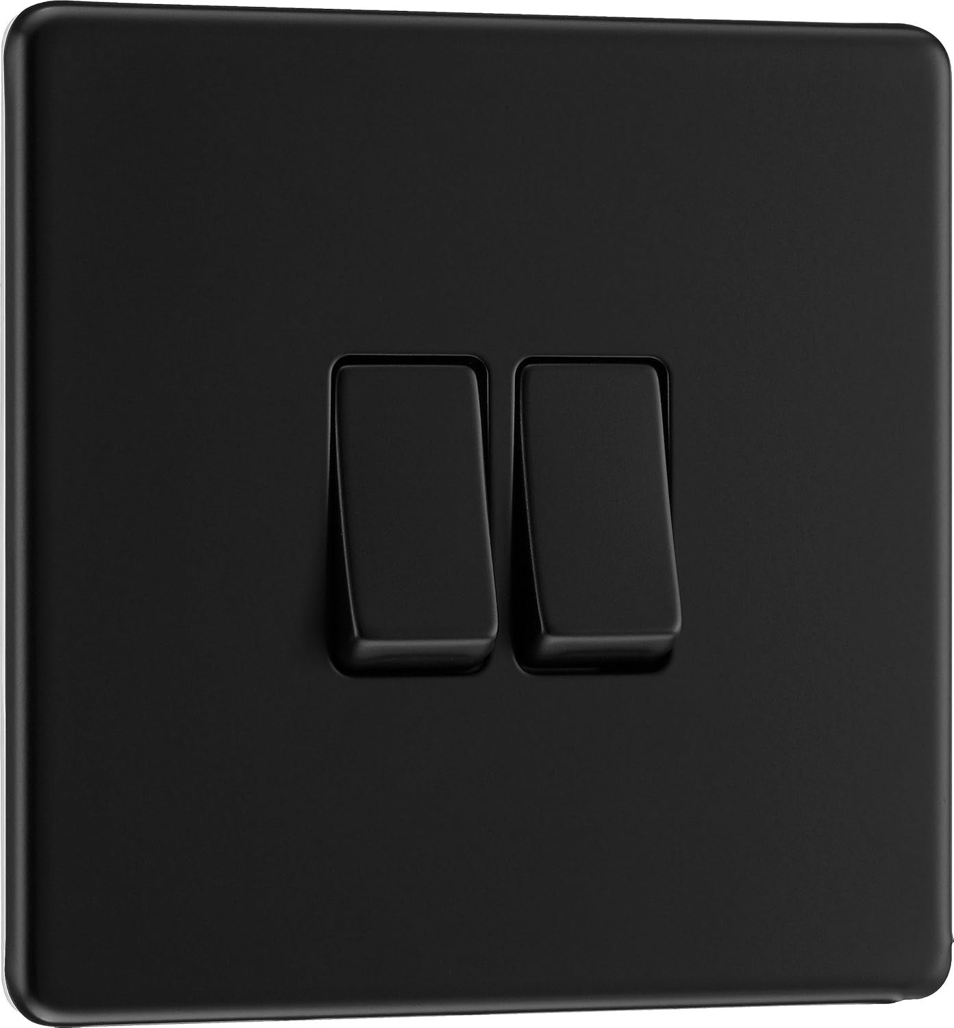 BG Electrical Double Wall Light Switch 2 Way Slim Profile 20A 16AX FFB42 New