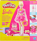 Play Doh Barbie Ruffles Bows Set Make Doll Clothes Modeling Compound 5+ New
