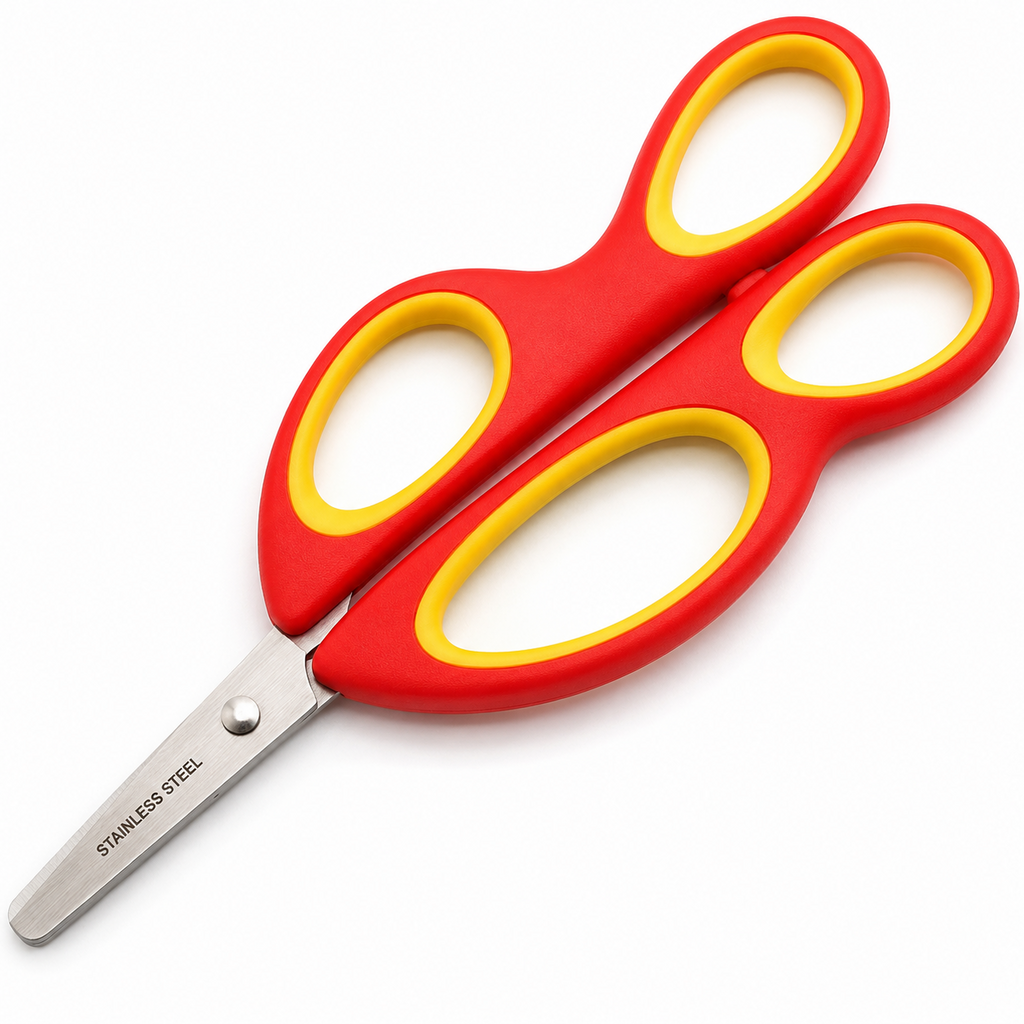 Be Creative Childrens Training Scissors Long Loop Right Handed Classic New
