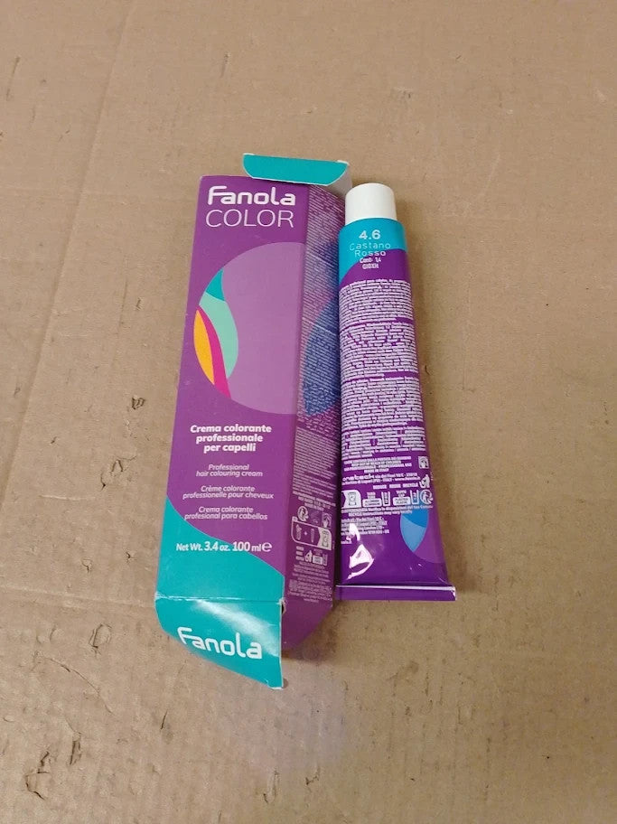 Fanola Cream Colore Colouring Cream 4.29 Dark Chocolate Permanent 100ml New