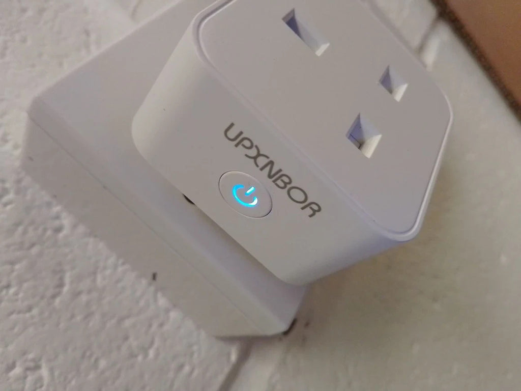 Upxnbor Smart Plug WiFi Outlet Alexa Google Home Wireless Smart Socket Energy