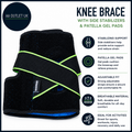 Bodyprox Knee Brace Side Stabilizers & Patella Gel Pads Support Small/Medium