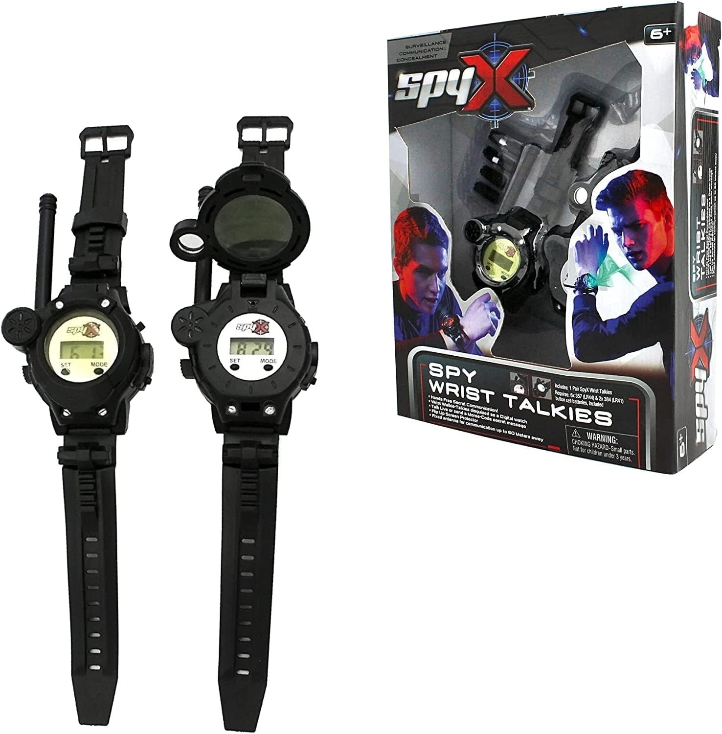 Spyx 10538 Spy Wrist Talkies For Kids Hands Free Secret Communication New