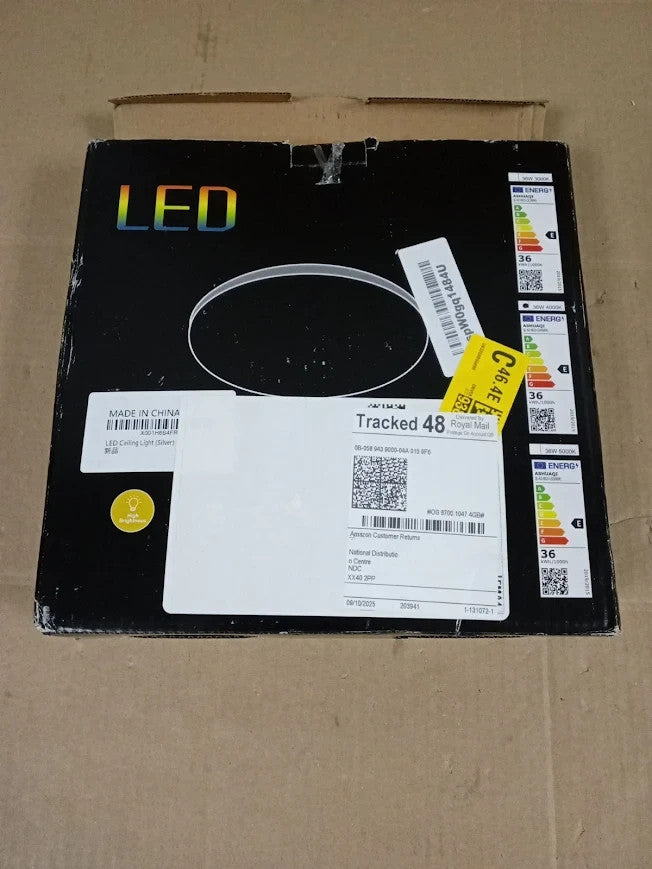 Ashuaqi LED Ceiling Light 36W 4000K Natural White Ceiling 9.06in 3240LM New