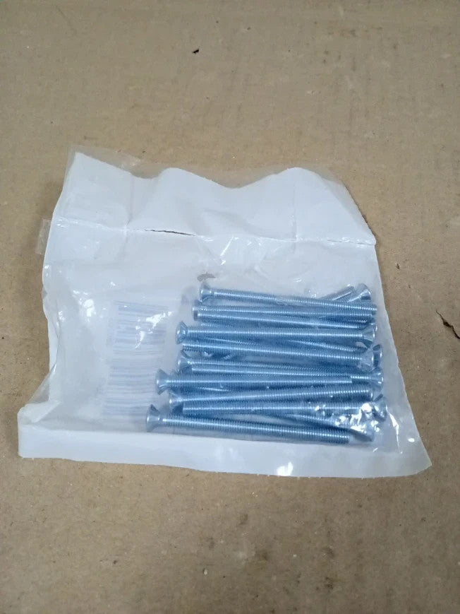20x Merriway 3.5mx50mm Electrical Socket Screws Zinc Plated BZP Fixing New