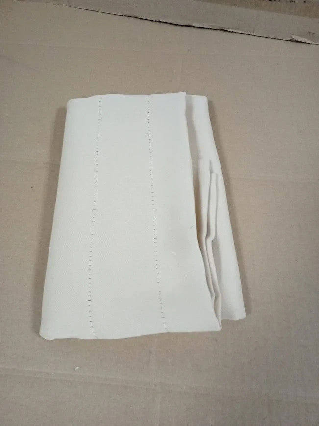 LinTimes Blackout Kitchen Curtains 52x15in Long Beige Rod Pocket Short New
