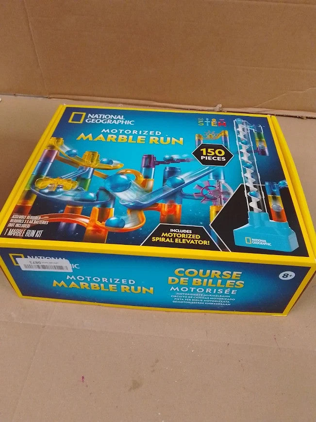 National Geographic Marble Run Motorized Elevator 150 Piece Maze Kit 8+