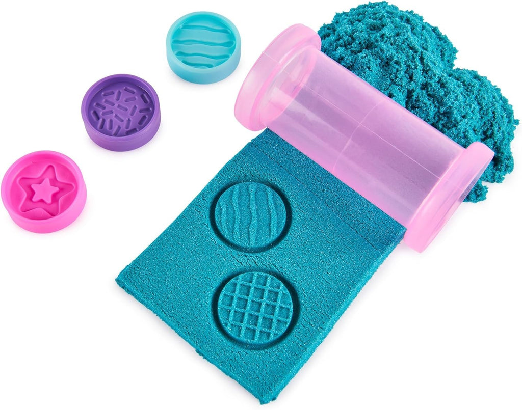 Kinetic Sand Shimmer Unicorn Bake Shoppe Playset 453g Shimmer Teal 3+ New