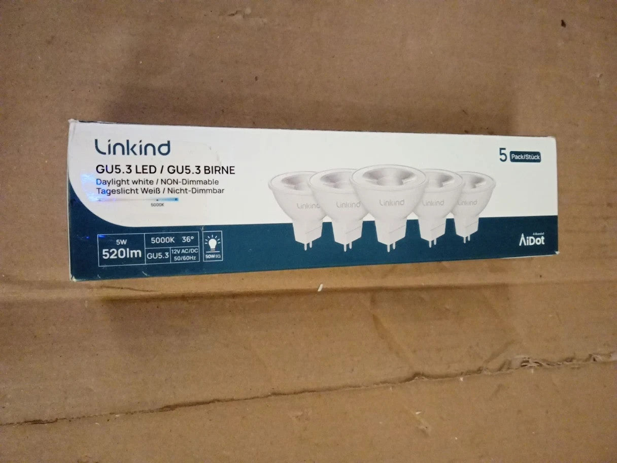 Linkind GU53 MR16 Led Bulbs 12V ACDC Equivalent To 50W Bi Pin Base Spotlight New