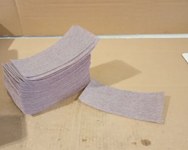 Mirka Abranet Net Sandpaper Strips 93x180mm Hook Loop P120 46 Pieces Design New