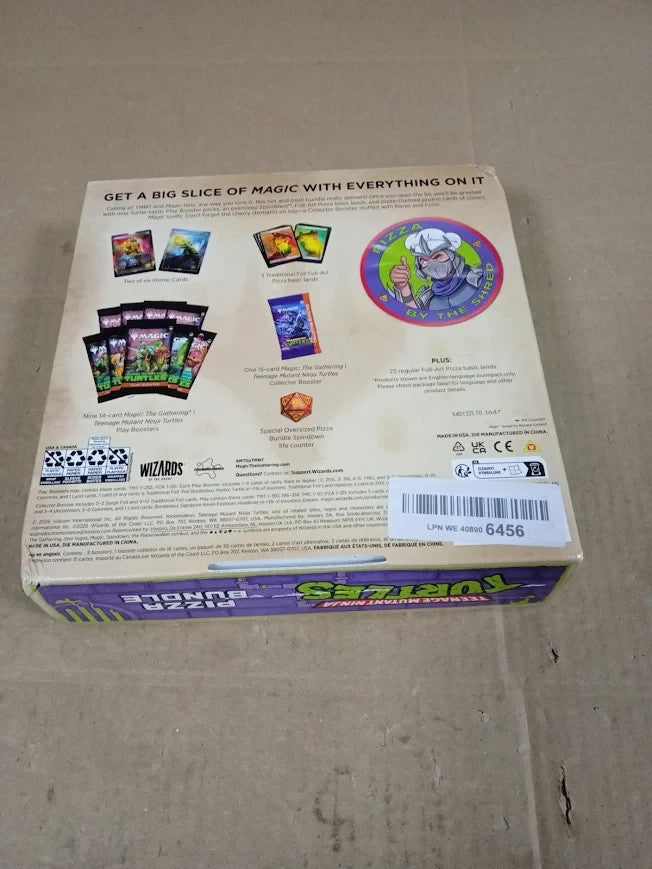 Magic The Gathering Teenage Mutant Ninja Turtles Pizza Bundle 13+ New