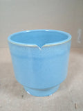 Ivyline Mia Planter Aqua 11cm Round Flower Pot Indoor Outdoor Modern Decoration