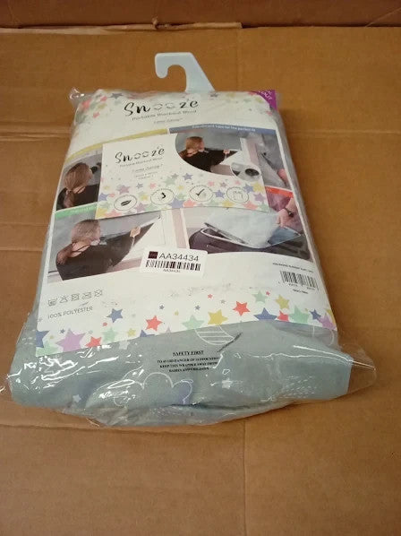 Snooze Portablind Portable Kids Baby Blackout Curtain Blind Grey 130x180cm