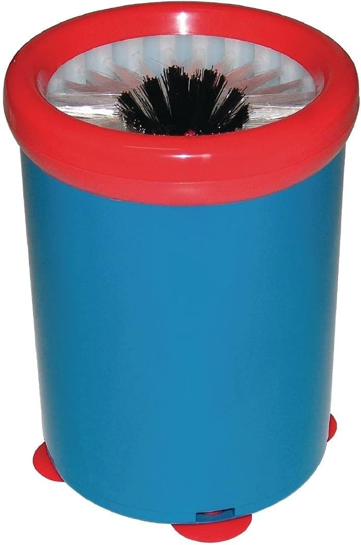 Jantex 8538 In Sink Manual Glasswasher  Washer Nylon Brush Blue Red Plastic New