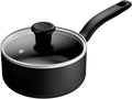 Tefal Titanium Essential Saucepan 18cm Lid Non Stick Coating Metal Safe New