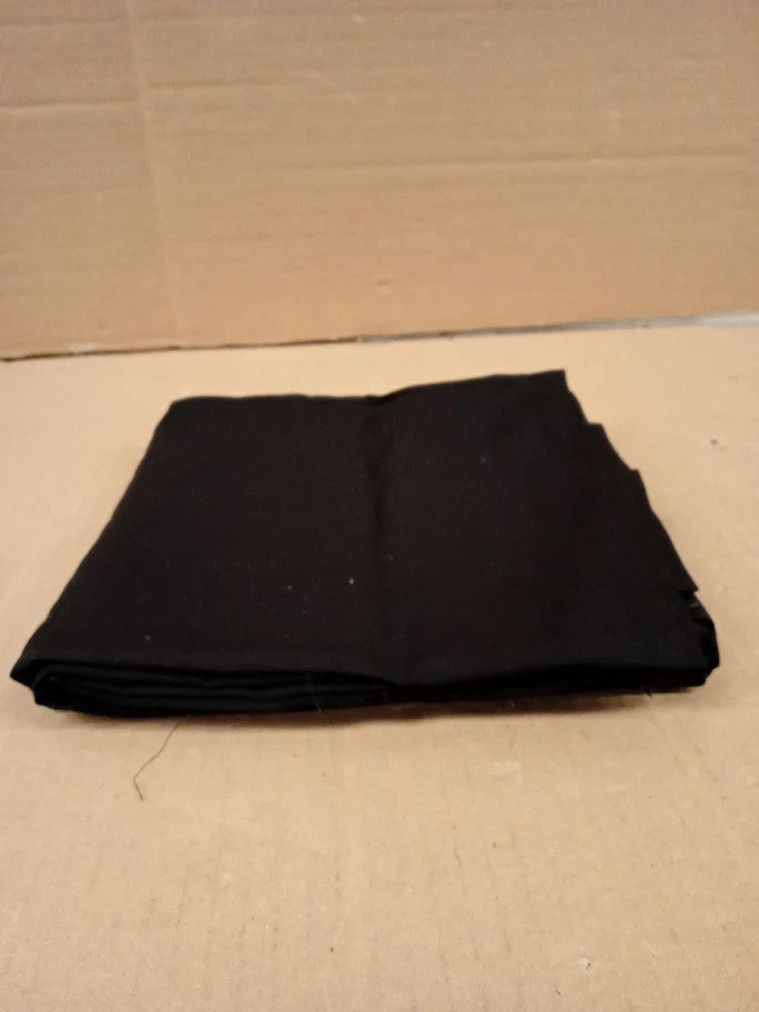 Plain Black Fabric 100% Cotton Extra Wide 150cm Ideal Arts & Crafts Dressmaking