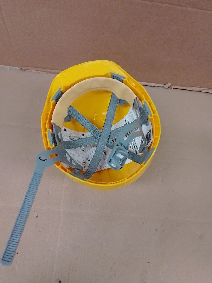 JSP EVO3 Safety Helmet Hard Hat Vented Yellow Slip Ratchet Adjustment EN397