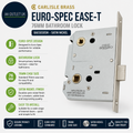 Carlisle Brass BAE5030SN Euro Spec Ease T 76mm Satin Nickel Bathroom Lock