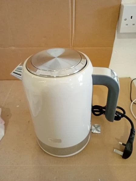 Breville High Gloss Electric Kettle 1.7L 3kw Fast Boil Cream 9.1x5.9x9.4cm New