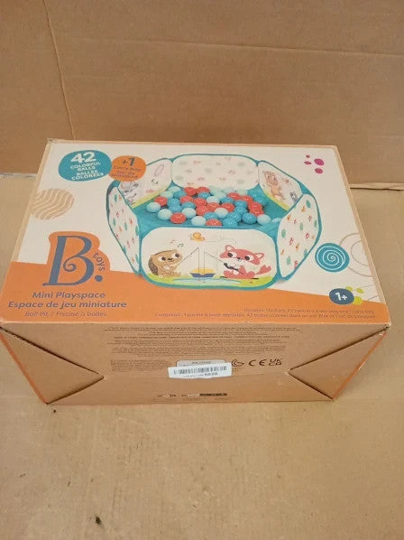 B Toys Pit 42 Colorful Balls Foldable & Portable Mesh Carry Bag 39x33.78x14in