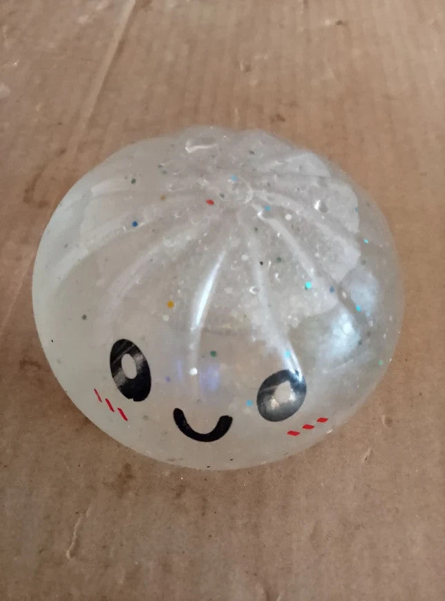 Giant Glitter Dumpling Squishys Colorful Mystery Dumplings Steamer Box Fun New