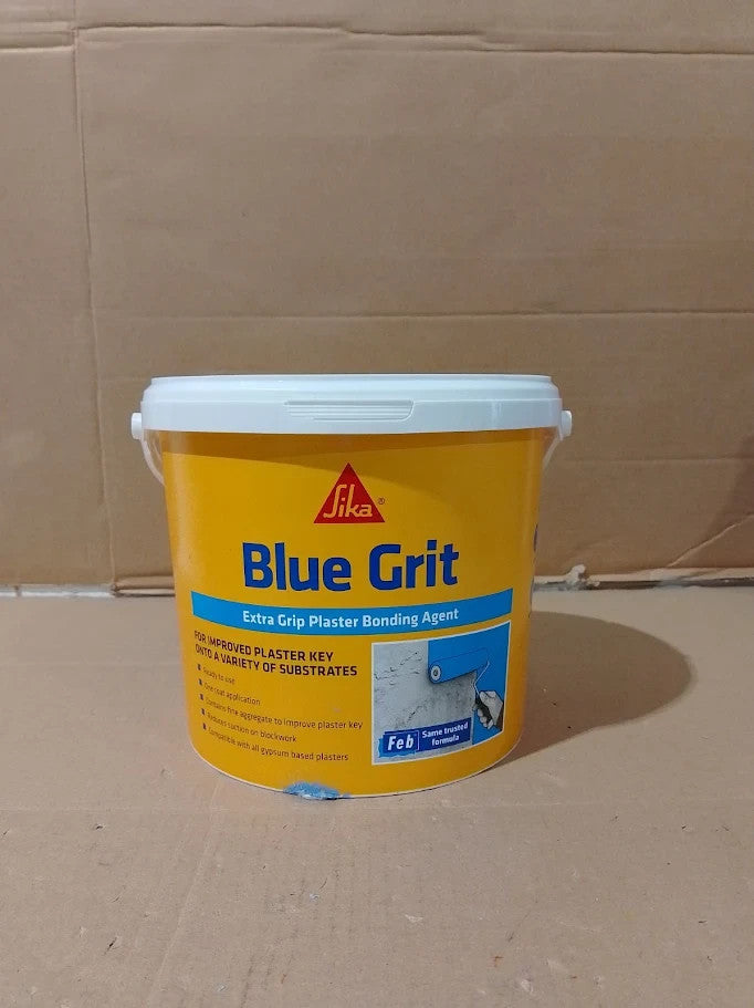 Sika Blue Grit Extra Grip Plaster Bonding Agent Ready To Use Multi Purpose 5L