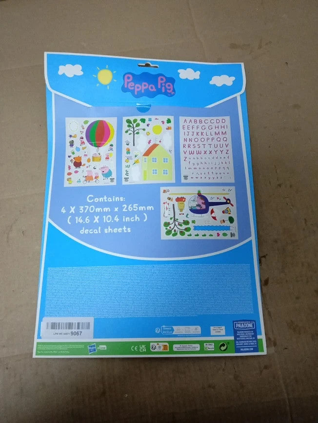 Paladone Peppa Pig Official Licensed Personalized Kids Room Wall Decals New