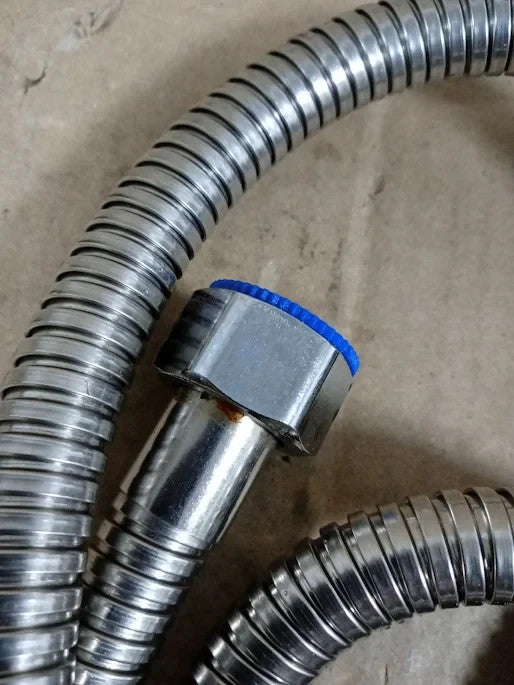 2M Stainless Steel Shower Hose Universal G1/2 Anti Kink Head Modern Design