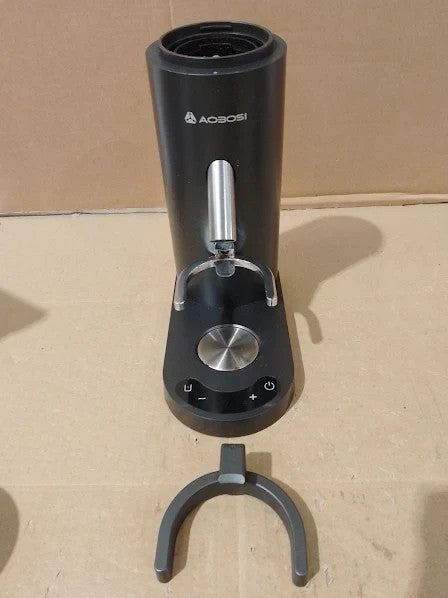 Aaobosi Electric Coffee Grinder Burr 60 Precise Grind Settings Led Control Panel