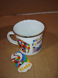 Robert Frederick The Gruffalos Child Enamel Mug White Dishwasher Safe 350ml