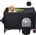 XQBAG Crib Tent Stretchy Blackout Tent Pack N Play Bed Darkening Cover