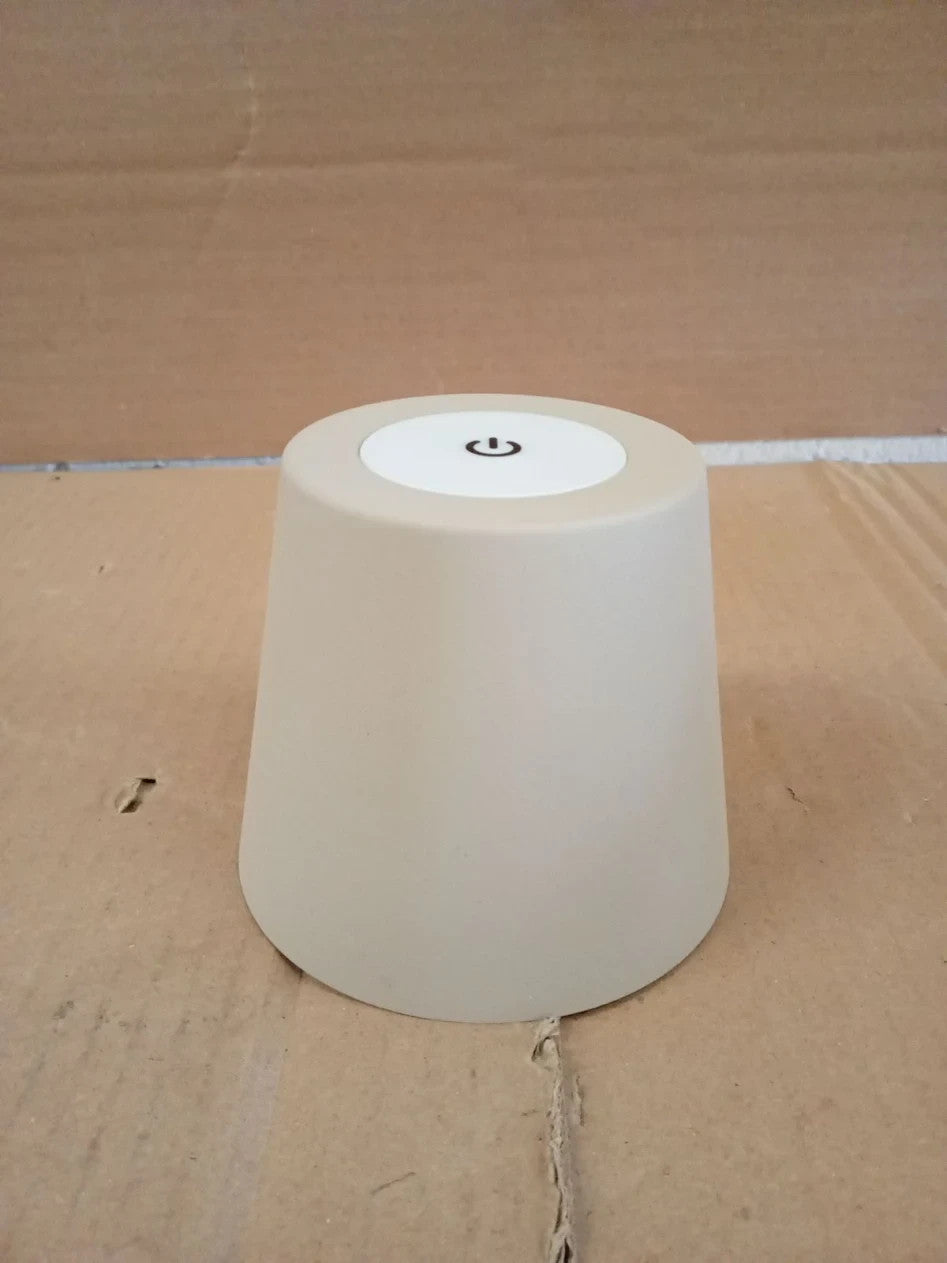 BRILONER Rechargeable USB Desk Lamp Touch Dimmable 36x10.5cm IP44 Beige
