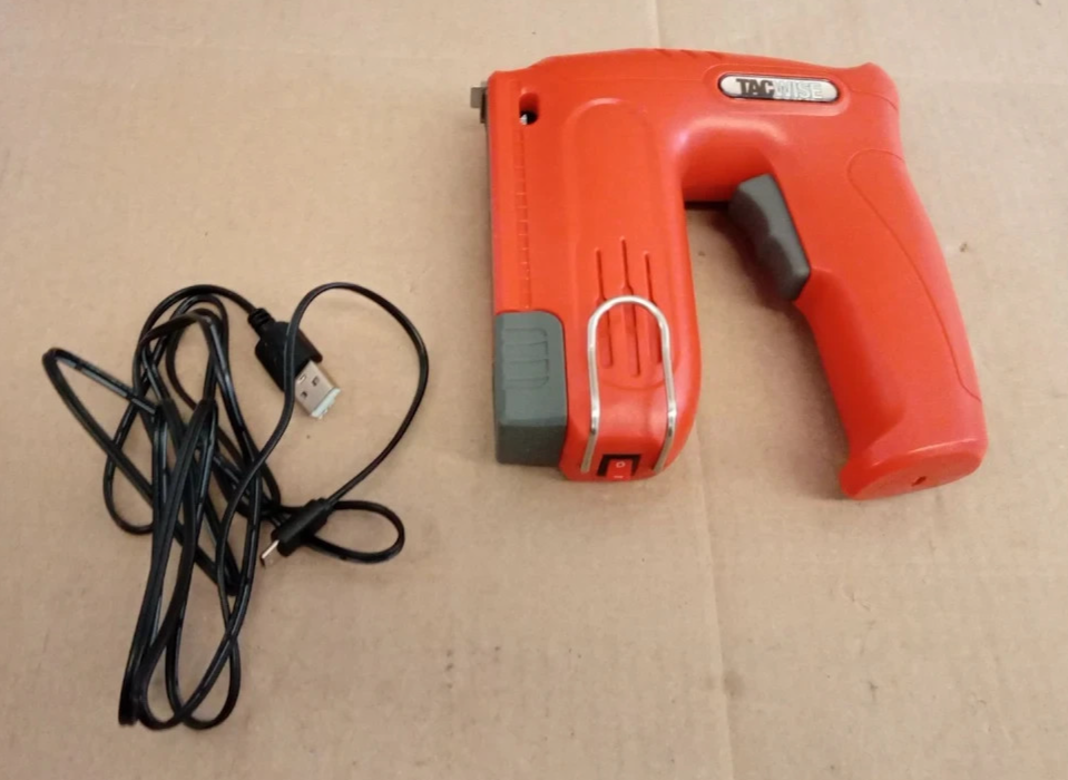 Tacwise 1564 Hobby 4V Cordless Nail Gun Staples Orange Storage Bag Durable