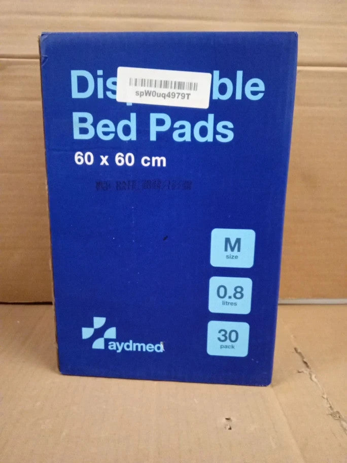 60 Aydmed Incontinence Bed Pads 60x60cm Medium Disposable Pad Bed Sheets New
