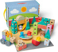 Melissa Doug Blockables Town Snap Play Educational Toy Set Children 2+ New