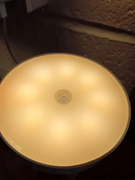 Motion Sensor Stair Wall Lights Indoor Rechargeable Wireless LED 6000K