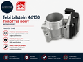 Febi Bilstein 46130 Throttle Body With Gasket Pack Of One 27x18.5x16cm