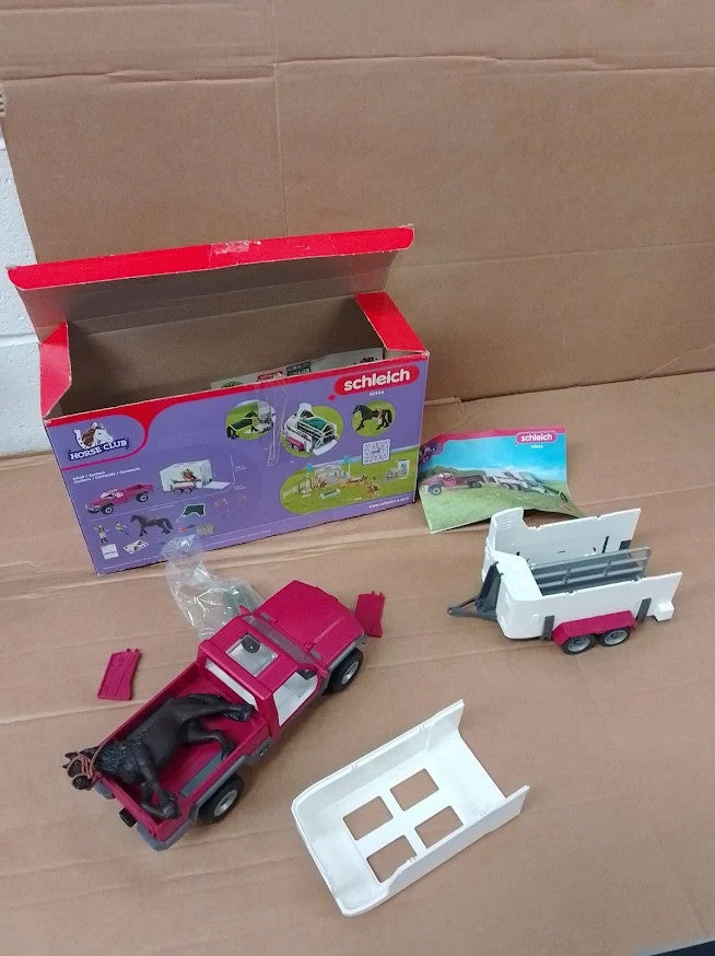 Schleich Horse Club Trailer Truck Set Rider Figures Toy 42346 Quality Design New